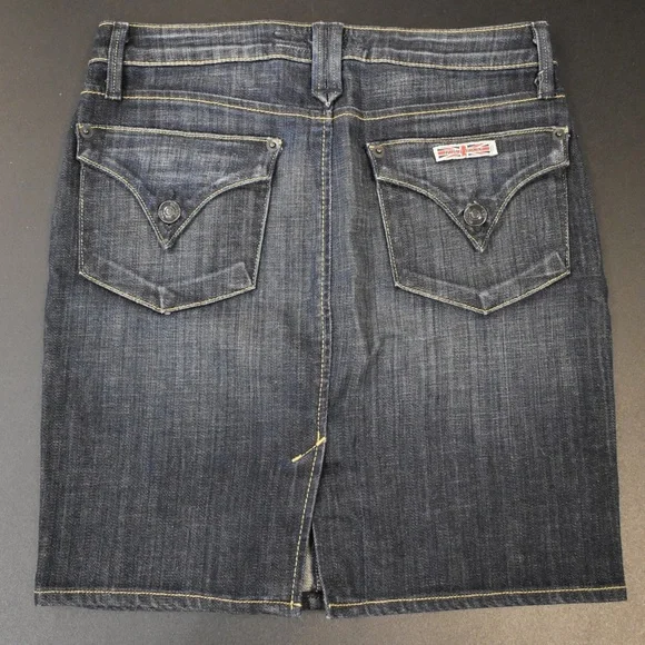 HUDSON Denim Pencil Skirt - Picture 2 of 10